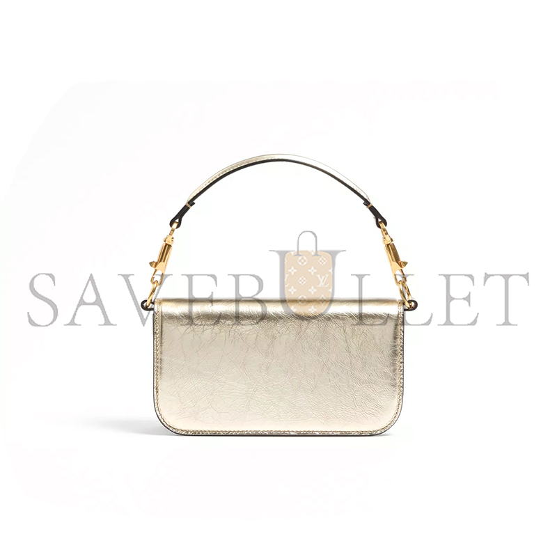 VALENTINO SMALL VALENTINO GARAVANI LOCÒ METALLIC CALFSKIN SHOULDER BAG 6W2B0K53UKE_R16 (20*11*5cm)